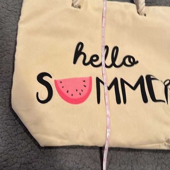 Hello Summer Beach Bag Tote - Picture 10 of 11